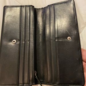 Coach checkbook wallet